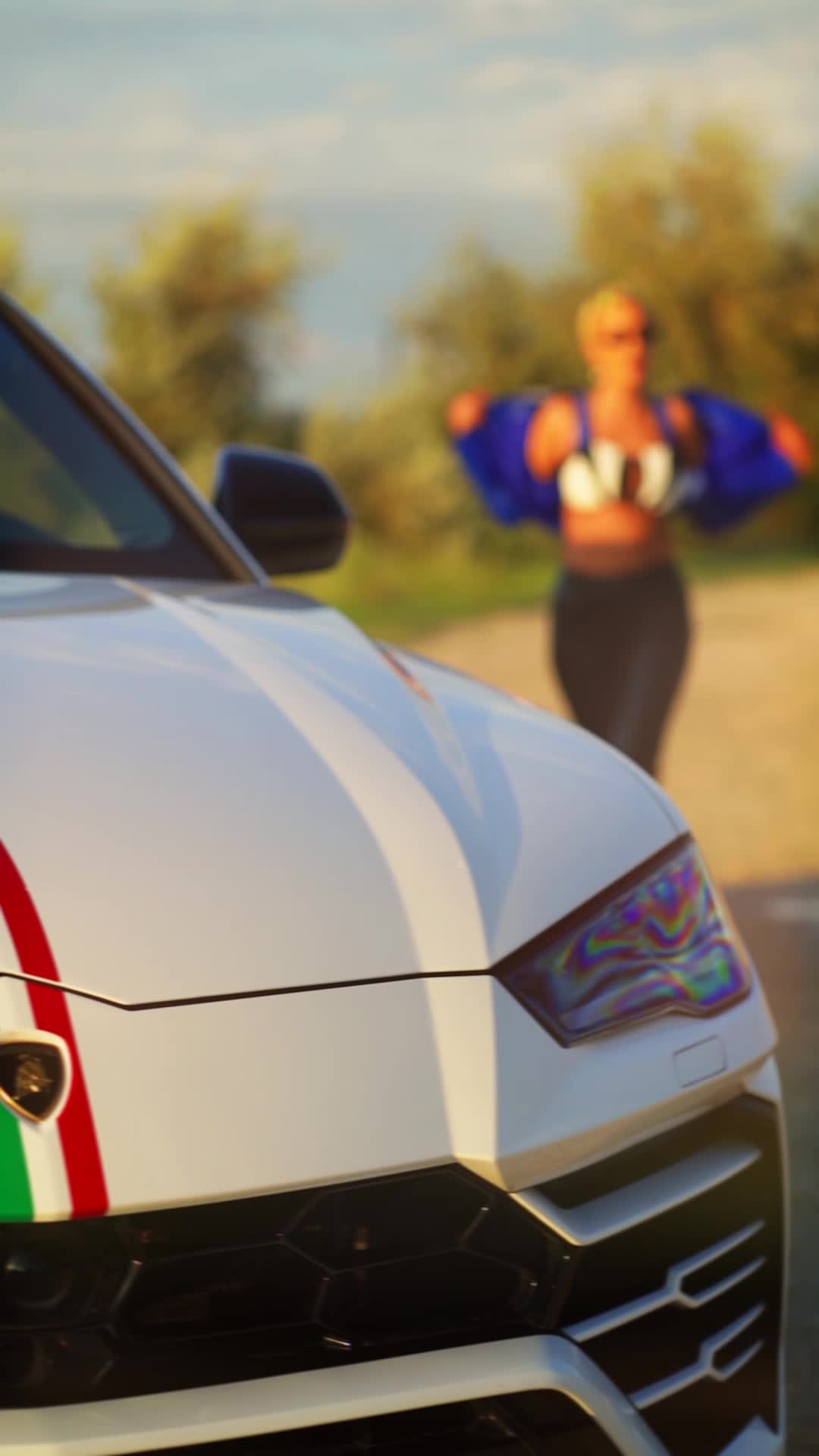 Exotic car Exotic beauty &mdash; clip by BlancheSummer