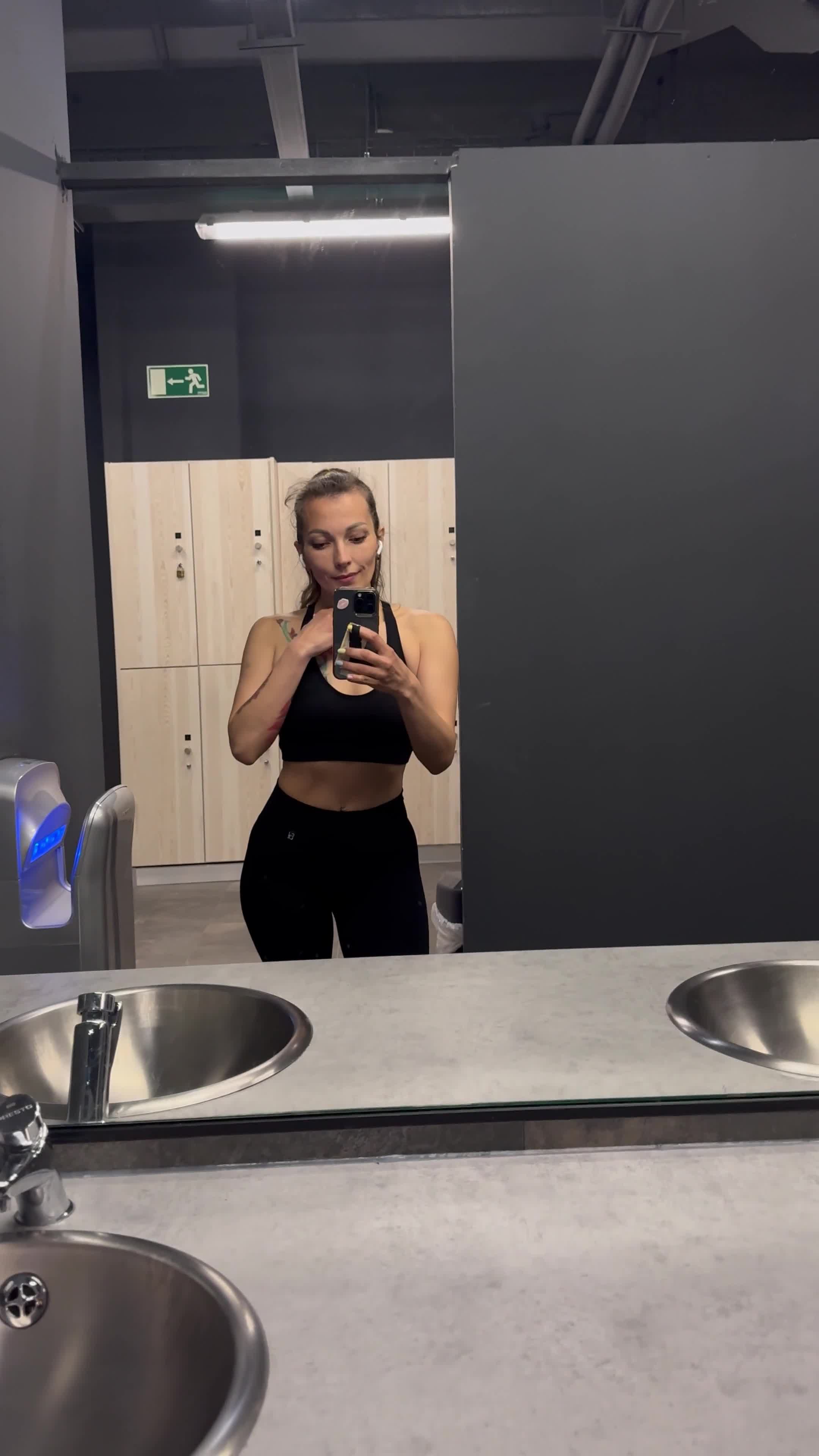 After the workout, I just want to freshen up with you in the shower &mdash; clip by Naughty-Mari