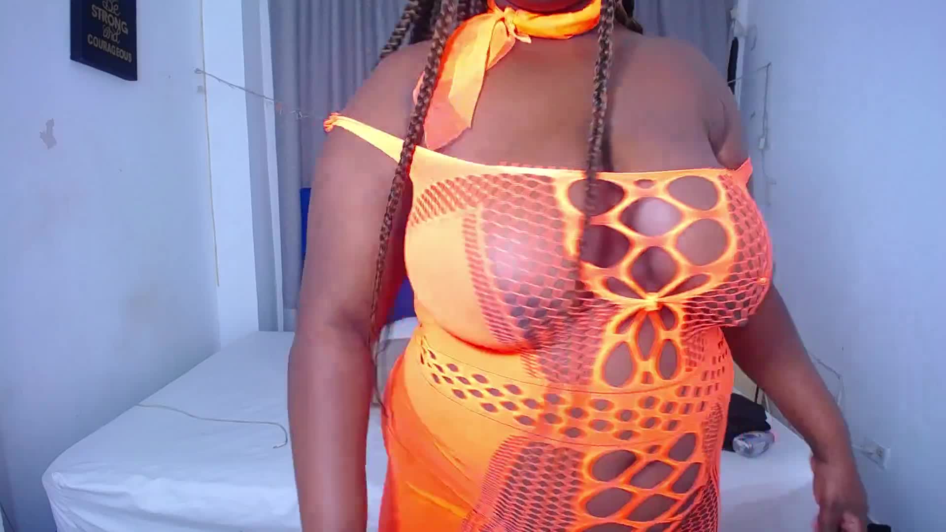 Sexy, big, natural, curvy, ebony and Latina, simply perfect &mdash; clip by ebony-NeighborMoans