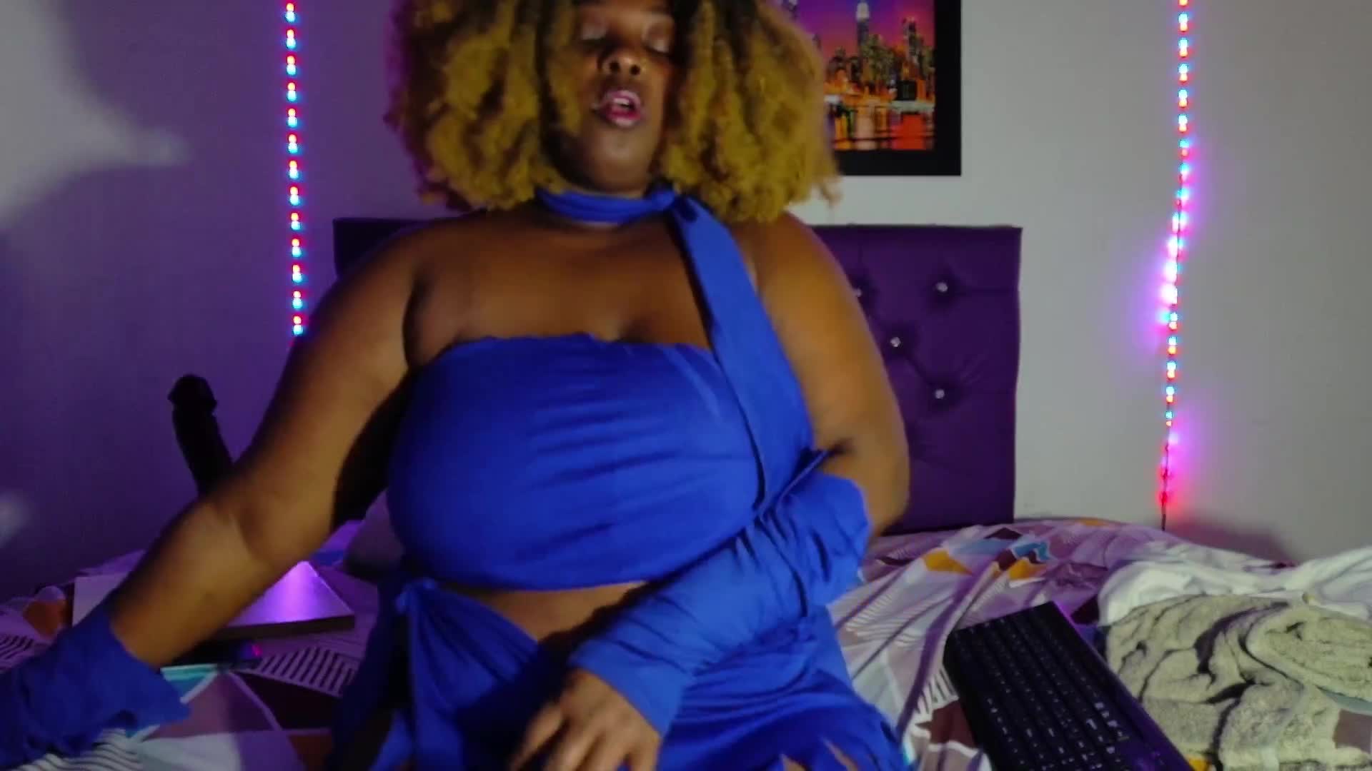 Latina with huge boobs wants to be your sex doll &mdash; clip by ebony-NeighborMoans