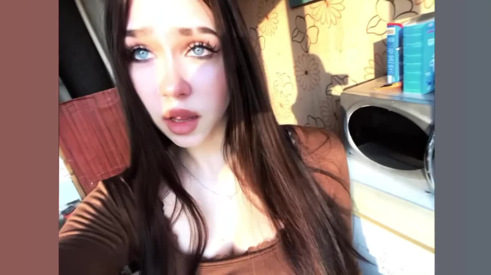 You come out into at morning in kitchen and see me, your actions? &mdash; clip by JuicyJess