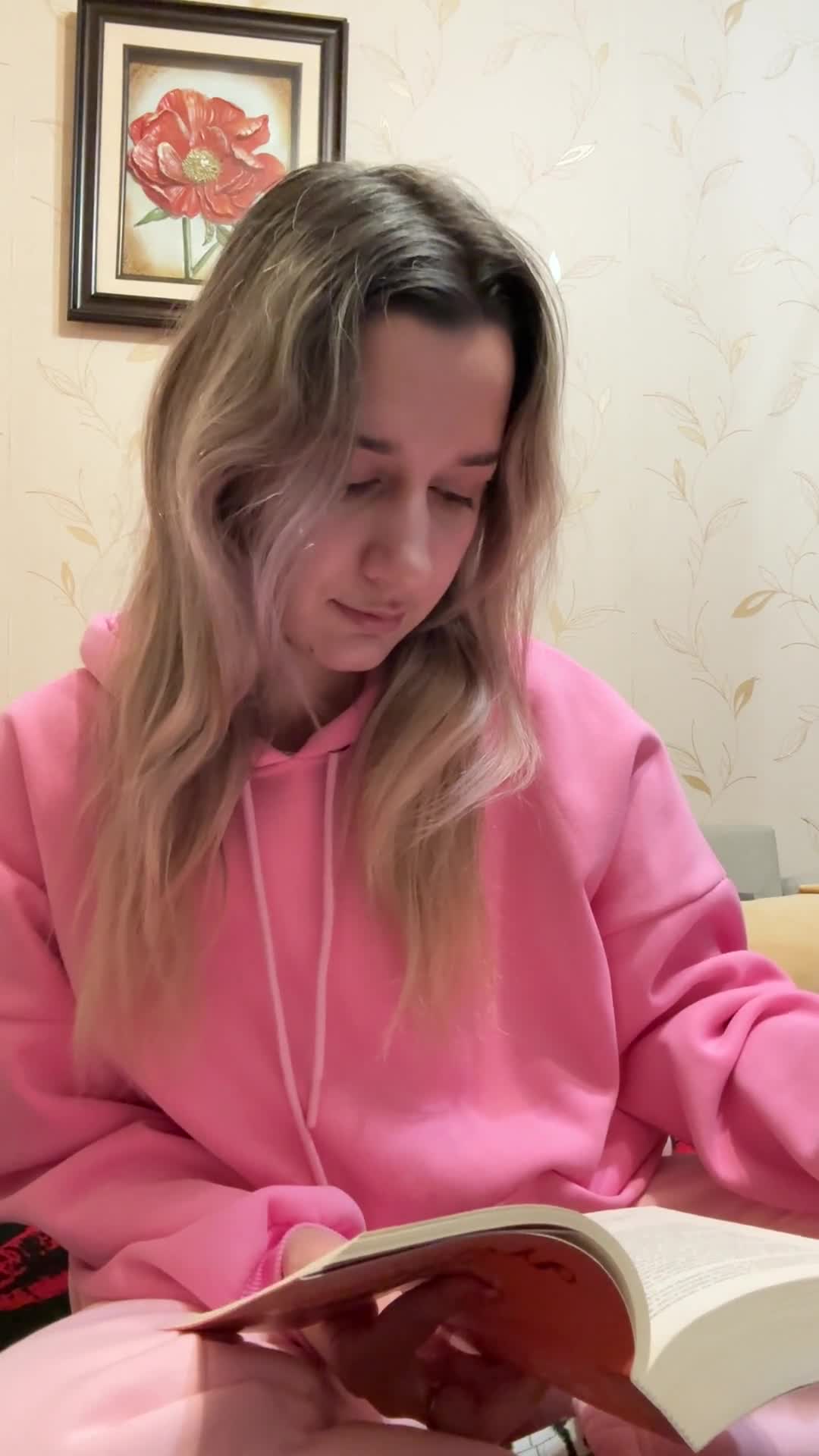 reading a sexy book &mdash; clip by CristenViramontas